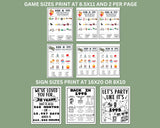 30th Birthday Printable Games Bundle | Born in 1995 Party Idea | 30th Bday Party Activities Man Woman 1995 Newspaper Poster Trivia Quiz