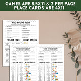 80th Birthday Printable Place Cards Games | Editable 80th Bday Party Decorations | Born In 1945 Table Cards Gifts For Her Him Back 1945 News