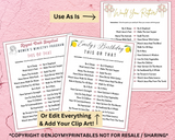 Printable Womens Ministry Games Bible Study Group Retreat Activities | Christian Games for Adults | Ladies Editable Fellowship Bundle