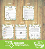 baby bingo, candy game, find the guest, baby bucket list