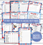 july 4th party games bundle