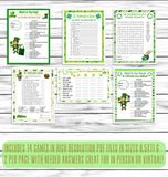 st paddys day printable or virtual games