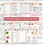 christmas party printable or virtual game bundle