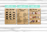 Rustic Baby Shower 15 Game Set For Virtual, Zoom, or In Person Baby Showers