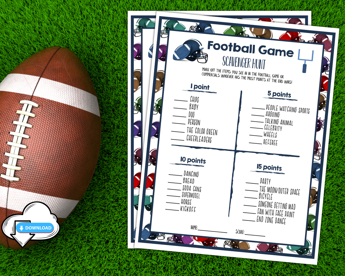 Find the Football Scavenger Hunt - Winners