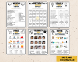Printable 30th birthday party games for kids and adults