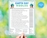 Printable Earth Day Riddles Game For Kids & Adults