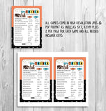 printable or virtual 65th birthday party games