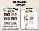 70th birthday printable party games for kids & adults