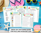 Summer Friendly Feud Printable Party Trivia Game For Kids & Adults