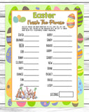 Finish The Phrase Easter Word Game Printable Instant Download Kids Adults Teen Easter Activity
