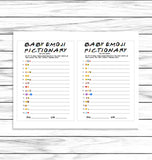 Friends Baby Shower Games Set, Labor or Porn, Beer Belly or Baby Bump, Printable Instant Download Games
