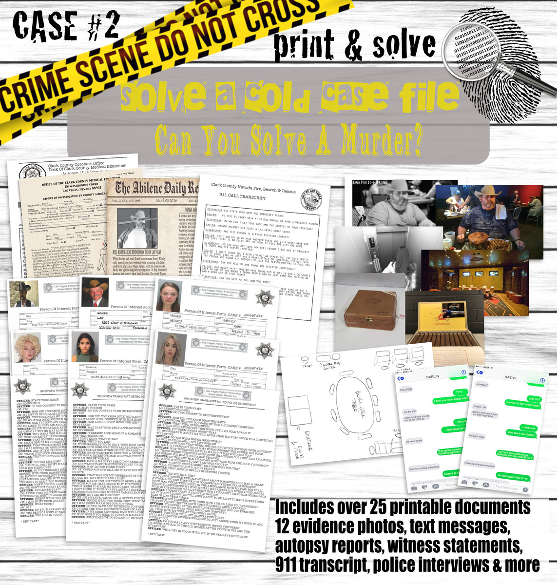 Murder Mystery Print And Solve At Home Cold Case File 2 Detective Game – Enjoymyprintables murder-mystery-print-and-solve-at-home-cold-case-file-2-detective-game-enjoymyprintables