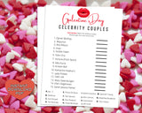 Galentines Day Famous Couples Game -Fun Party Game - Ladies Night Out - Girls Night In - Couples Trivia Quiz - Instant Download