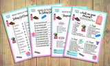 VSCO Girl Birthday Party Game Set Sleepover Games