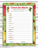 Cinco De Mayo Printable Emoji Pictionary Game