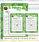 st paddys day printable or virtual ice breaker game