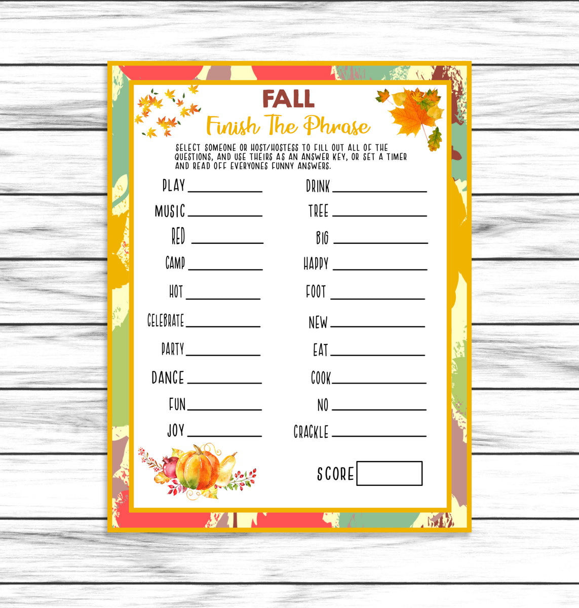 finishthephrasemockup b842493a bead 4228 8c34 fall party printable or virtual instant download game, finish the