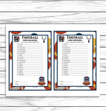 super bowl party game set