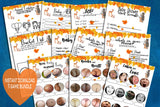 Autumn Baby Shower Games, Woodland Games Pack for Baby Shower, Fall Shower Bundle, Printable, Baby Shower Games