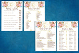 Girls Baby Shower Games Bundle, 10 Printable Games ,Baby Girl Shower Decor, Pink Baby Shower,Instant Download ,Beer or Baby Belly,Labor Love