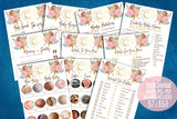 Girls Baby Shower Games Bundle, 10 Printable Games ,Baby Girl Shower Decor, Pink Baby Shower,Instant Download ,Beer or Baby Belly,Labor Love