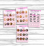 Girls Baby Shower Games, Winter Wonderland, Snowflakes, Baby Its Cold Outside, Bundle, Labor or, Beer or Baby, Printable, Pink