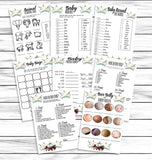Gender Neutral Fall Pumpkin Baby Shower Games Set 8 Printable or Virtual Games ,Fall Baby Shower, Autumn Baby Shower ,Instant Download