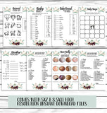 Gender Neutral Fall Pumpkin Baby Shower Games Set 8 Printable or Virtual Games ,Fall Baby Shower, Autumn Baby Shower ,Instant Download