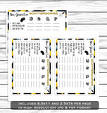 New Years Scattergories Game, Printable Or Virtual Holiday Party Game For Kids & Adults, Classroom Office Party Activity, Fun NYE Word Game