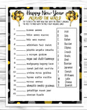 New Years Trivia Quiz Game, Printable Or Virtual Holiday Party Game For Kids & Adults, Classroom Office Party Activity, Fun NYE Game
