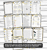 Adult Holiday Office Game, New Years Game, Ice Breaker Game, Drink If Game, Home Party Game, Printable, Virtual, Instant Download