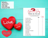 Galentines Day Porn Or Polish Game -Fun Party Game - Ladies Night Out - Girls Night In -  Naughty Trivia Quiz - Instant Download
