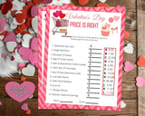 Valentines Day Fun Price Is Right Game -Classroom Office Party Game For Kids & Adults - Printable Or Virtual Instant Download Activity