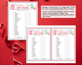 Valentines Day Word Scramble Game -Classroom Office Valentines Day Party Game For Kids & Adults - Printable Or Virtual Instant Download