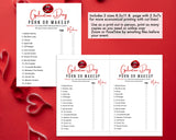 Galentines Day Porn Or Makeup Game -Fun Party Game - Ladies Night Out - Girls Night In -  X Rated Trivia Quiz - Instant Download