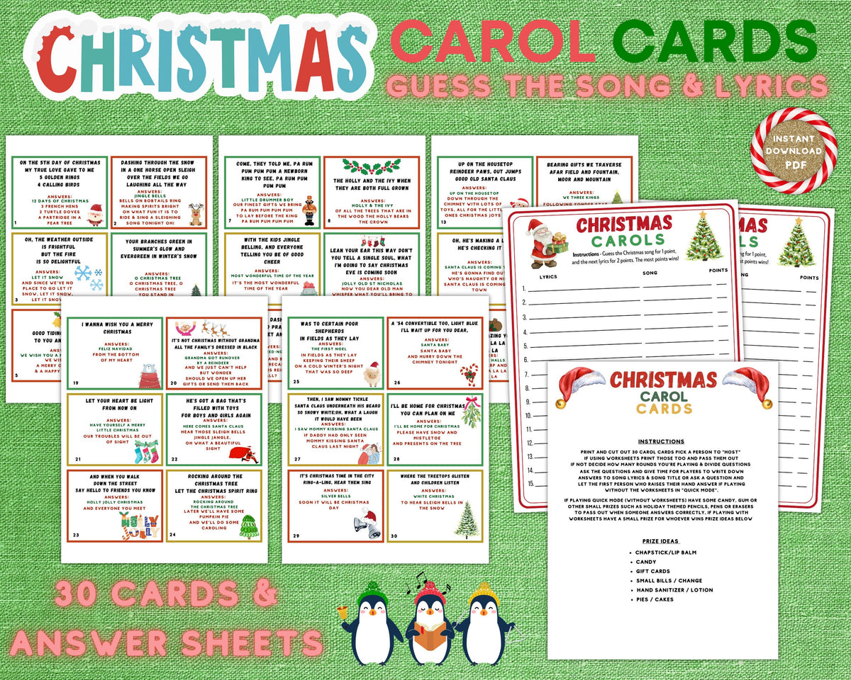 christmas-carol-finish-lyrics-game-xmas-song-cards-printable-holiday-enjoymyprintables