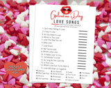 Galentines Day Love Songs Game -Fun Party Game - Ladies Night Out - Girls Night In - Music Trivia Quiz - Singles Night - Instant Download