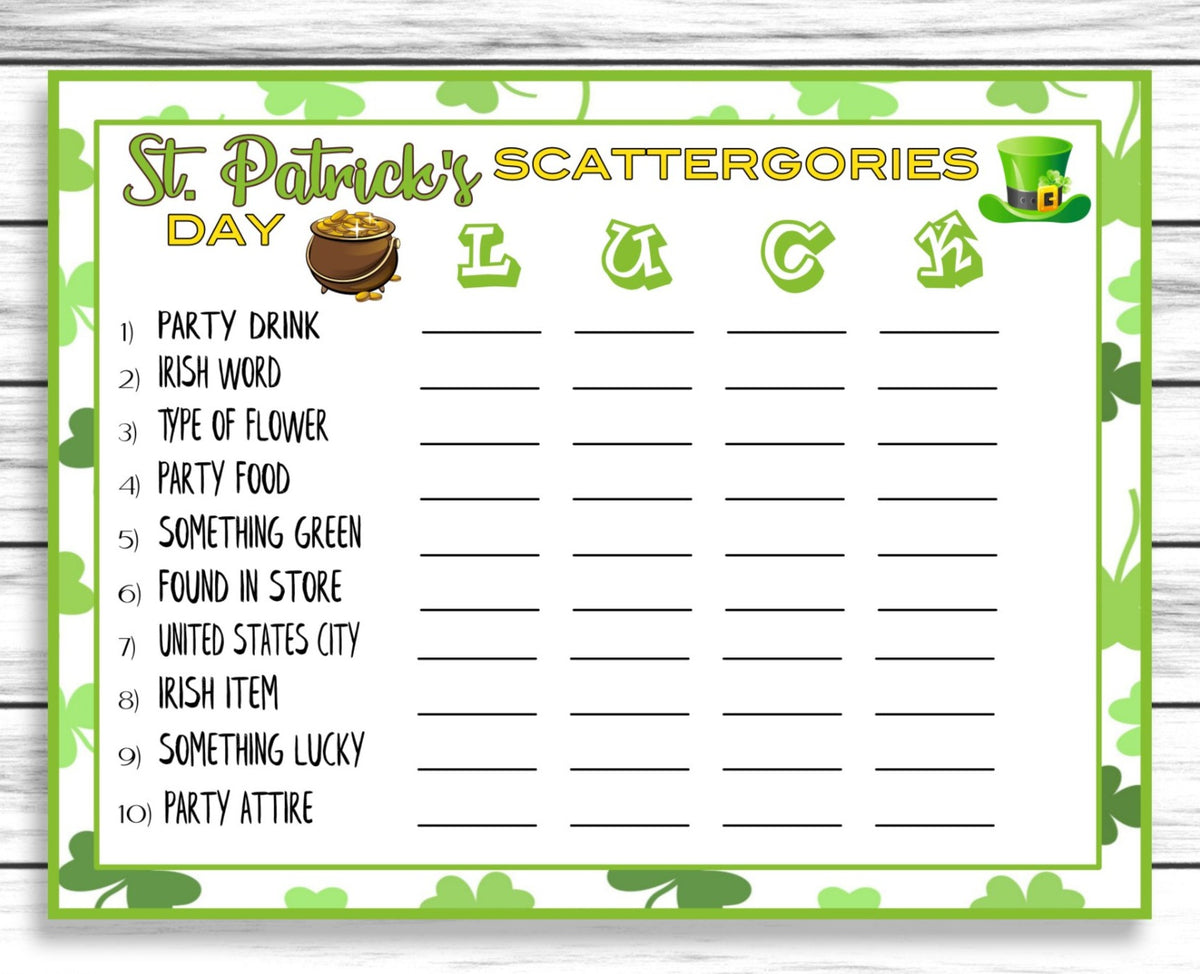 5 Saint Patrick's Day Party Ideas