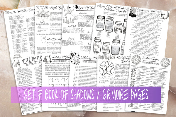 book of shadows pages for witchcraft