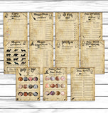 Harry Potter Inspired Baby Shower Game Bundle Set, Wizard Baby Shower Games, Printable Or Virtual, Instant Download
