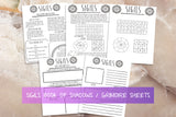Sigils Book of Shadows Grimoire Pages Printable
