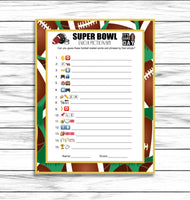 super bowl emoji pictionary party game