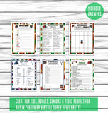 super bowl games printable virtual