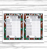 super bowl printable or virtual predictions game
