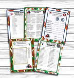 super bowl printable or virtual games