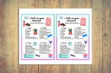 Teen Birthday Slumber Party Games, VSCO Girl Birthday Party Games, Printable, Instant Download
