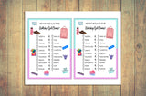 Teen Birthday Slumber Party Games, VSCO Girl Birthday Party Games, Printable, Instant Download