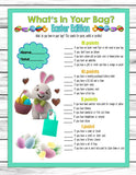 Whats In Your Bag Easter Game