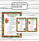 Cinco De Mayo Printable Phone Game Whats On Your Phone